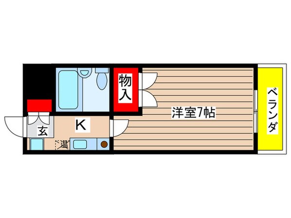 カロン土原の物件間取画像